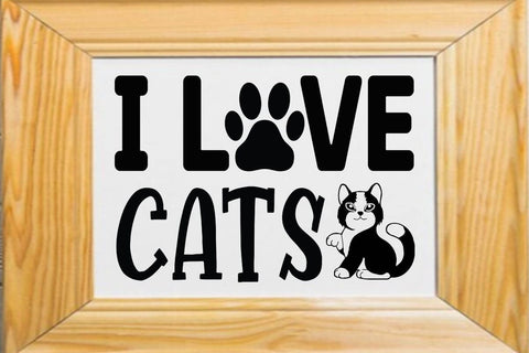 I love cats-01 SVG Angelina750 