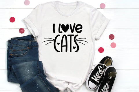 I Love Cats SVG Cut File SVG CraftLabSVG 