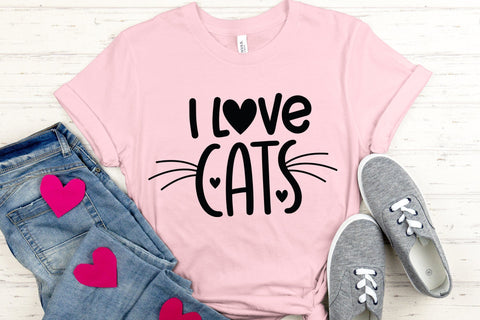 I Love Cats SVG Cut File SVG CraftLabSVG 