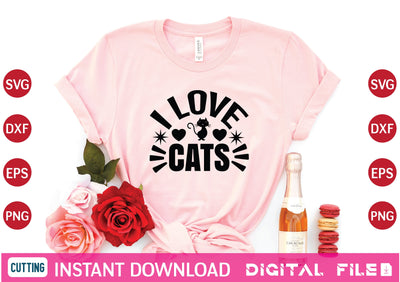 i love cats svg SVG designer krishna 