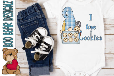 I love Cookies Sublimation Boo Bear Designz 