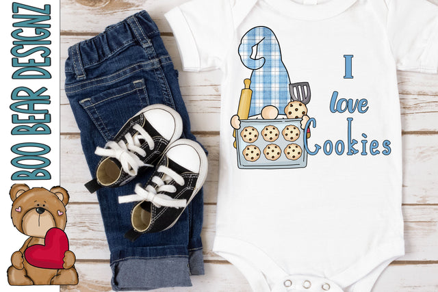 I love Cookies Sublimation Boo Bear Designz 