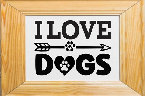 I love dogs SVG Angelina750 