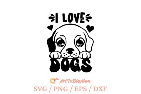 I love dogs svg, Dog lover svg SVG Artinrhythm shop 