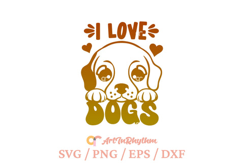 I love dogs svg, Dog lover svg SVG Artinrhythm shop 