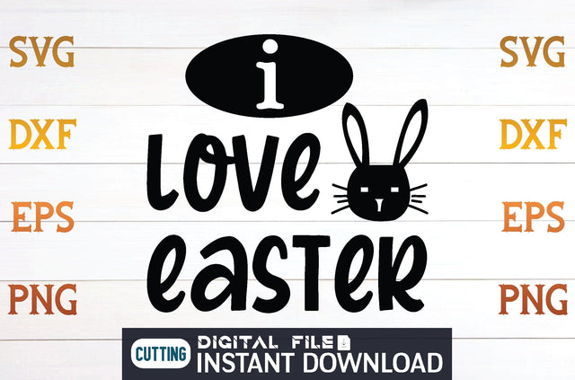 i love easter SVG SVG designer krishna 