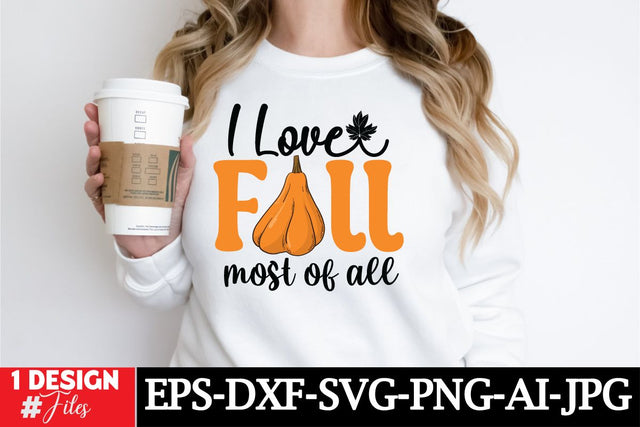 I Love Fall Most Af All SVG Cut File SVG Insomnia Std 