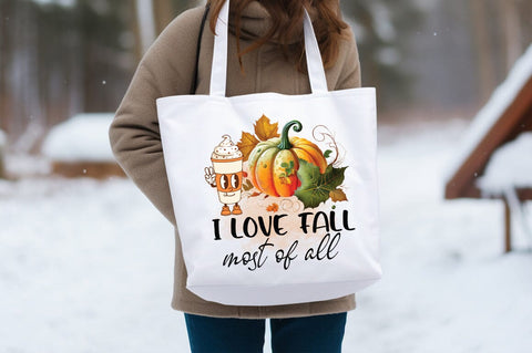 I love fall most of all PNG Design Sublimation Designangry 