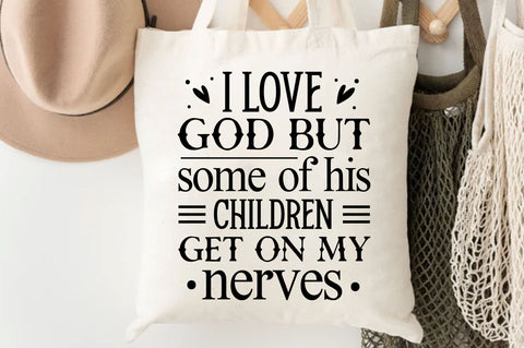 I love god but some of his Svg Design SVG Regulrcrative 