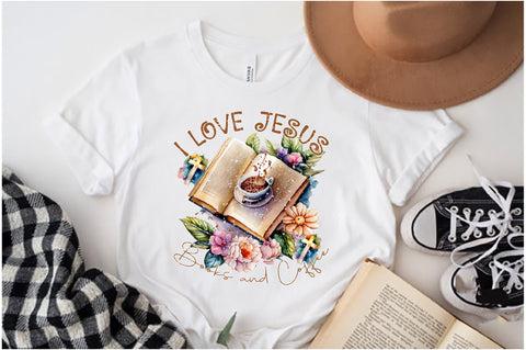 I Love Jesus Books and Coffee Sublimation Sublimation Jagonath Roy 