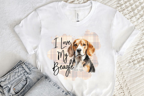 I love my Beagle png design Sublimation Regulrcrative 