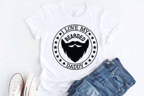 I Love My Bearded Daddy, Father's Day SVG File SVG CraftLabSVG 