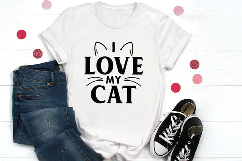 I Love My Cat SVG Design SVG CraftLabSVG 