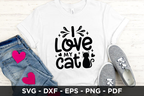 I Love My Cat SVG File SVG CraftLabSVG 