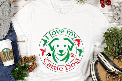 I love my Cattle Dog SVG Angelina750 