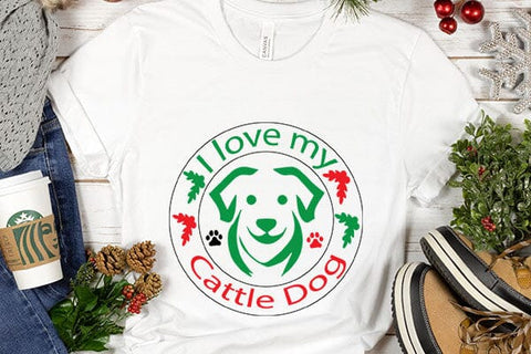 I love my Cattle Dog SVG Angelina750 
