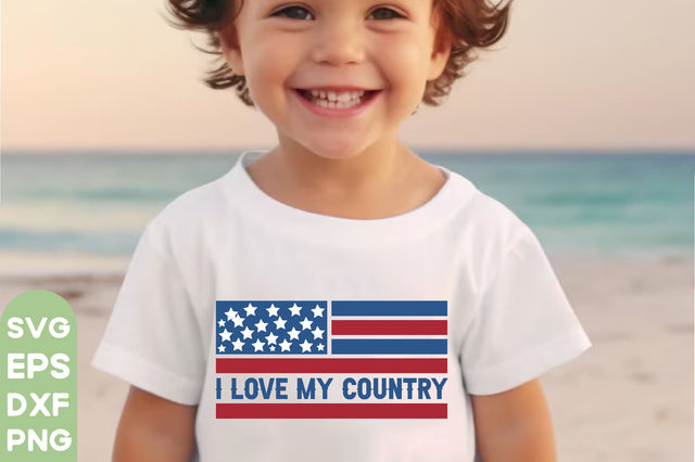 I love my country, Patriotic Flag Svg Bundle, American Flag SVG Bundle, July 4th, Patriotic Svg, Fourth Of July,Funny Quote Svg,flag svg,flag PNG, SVG farhad farhad 