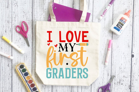 I love my first graders Svg Design SVG Regulrcrative 