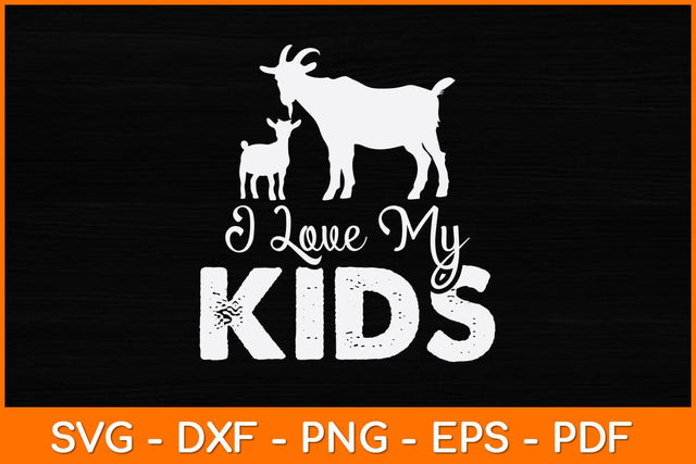 I Love My Kids Svg Design SVG artprintfile 