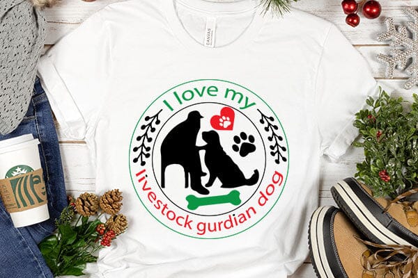 I love my livestock gurdian dog SVG Angelina750 