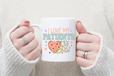 I Love My Patients - Nurse Sublimation Sublimation CraftLabSVG 