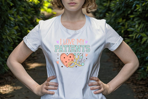 I Love My Patients - Nurse Sublimation Sublimation CraftLabSVG 