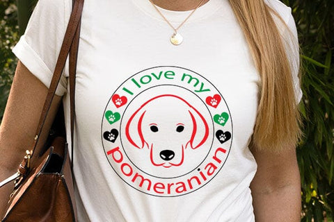 I love my pomeranian SVG Angelina750 