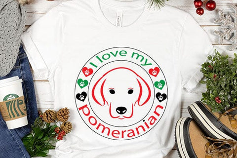 I love my pomeranian SVG Angelina750 