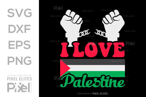 I Love Palestine SVG Free Palestine Tshirt Bundle Palestine Quote Design, PET 00359 SVG ETC Craft 