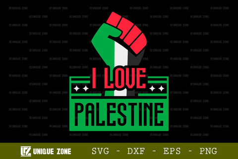 I Love Palestine SVG Freedom For Palestine Tshirt Bundle Palestine Quote Design, TG 0022 SVG Unique Zone 
