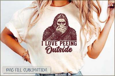 I Love Peeing Outside Sublimation Sublimation Shetara Begum 