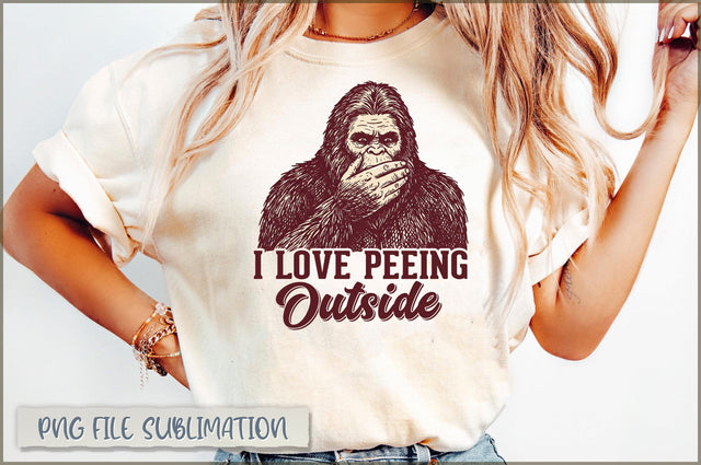 I Love Peeing Outside Sublimation Sublimation Shetara Begum 