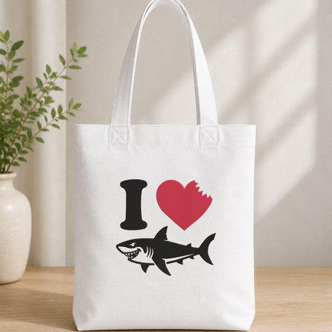 I Love Sharks Embroidery Design – Shark Bite Heart Great White Shark Machine Embroidery File Embroidery/Applique DESIGNS PatternFeed8 