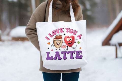 I love you a latte PNG Design Sublimation Designangry 