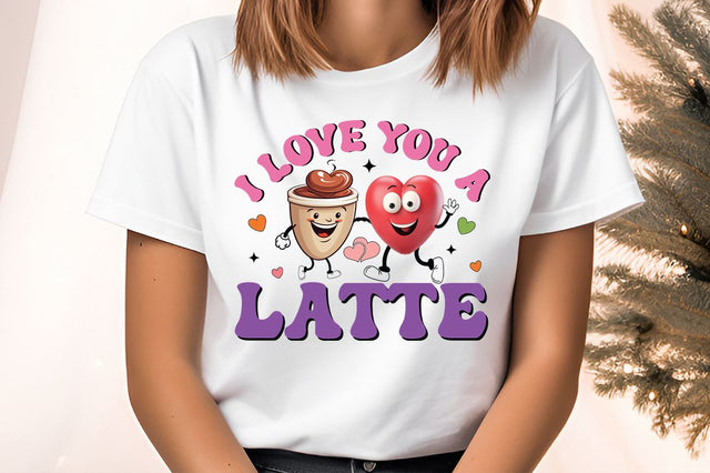 I love you a latte PNG Design Sublimation Designangry 