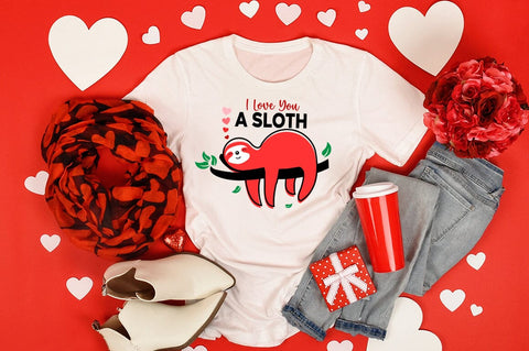 I Love You A Sloth SVG Design SVG Designangry 