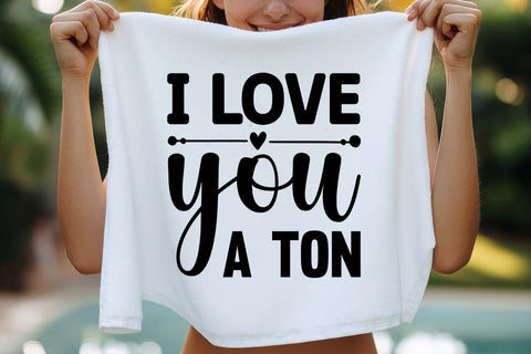 I love you a ton SVG Angelina750 