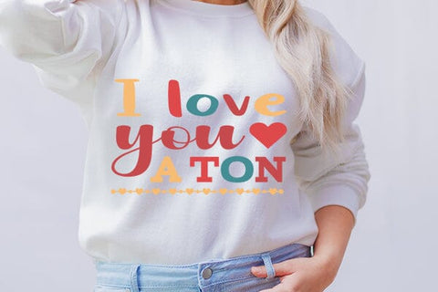 I love you a ton SVG Angelina750 