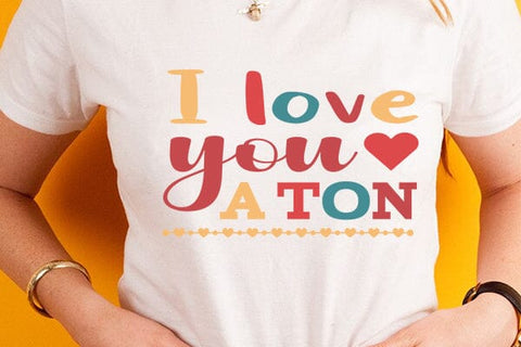 I love you a ton SVG Angelina750 