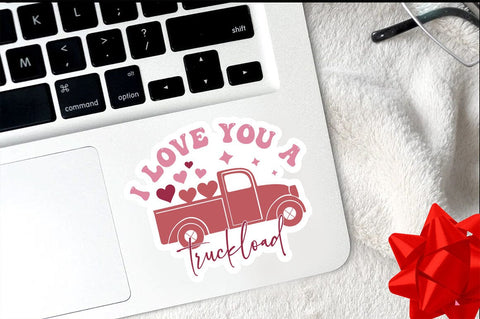 I love you a truckload Png Sticker Design SVG Designangry 