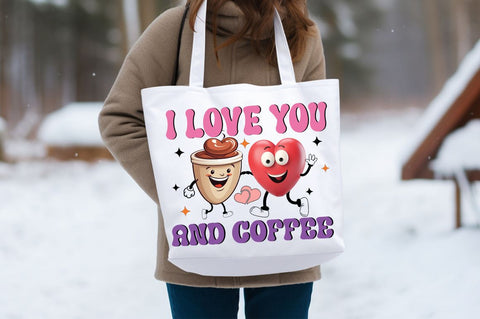I love you and coffee PNG Design Sublimation Designangry 