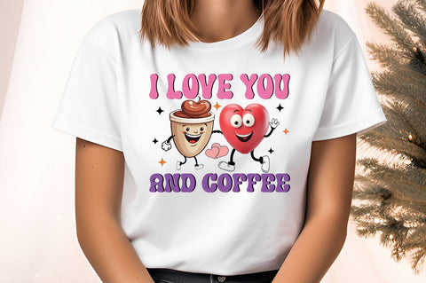 I love you and coffee PNG Design Sublimation Designangry 