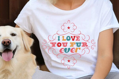 I love you fur ever SVG Angelina750 