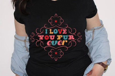 I love you fur ever SVG Angelina750 