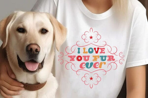 I love you fur ever SVG Angelina750 