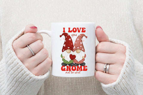 I Love You Gnome Matter What PNG Sublimation Sublimation CraftLabSVG 