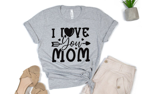 I Love You Mom - Mother's Day SVG SVG CraftLabSVG 