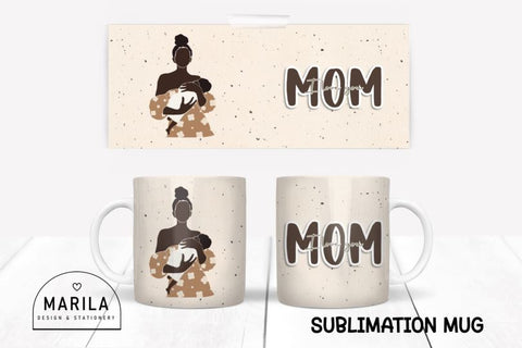 I Love You Mom Mug Wrap Design #10 Sublimation Marilakits 