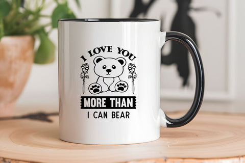 I love you more than i can bear SVG Angelina750 