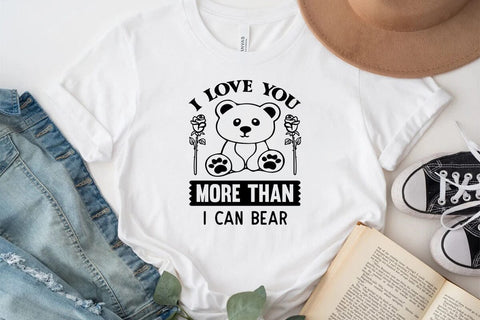 I love you more than i can bear SVG Angelina750 